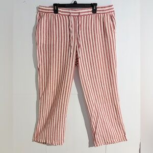 Old Navy Red and White Striped pants
